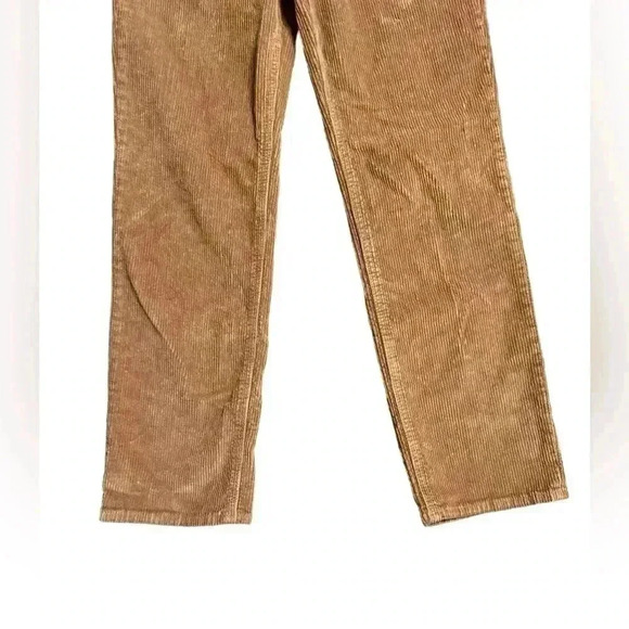 Aritzia Denim Forum Arlo High Rise Straight Corduroy Gold Rush Brown 26 - Picture 5 of 8